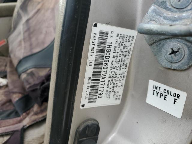Photo 10 from auction – 1997 HONDA ACCORD with VIN 1HGCD5607VA171790
