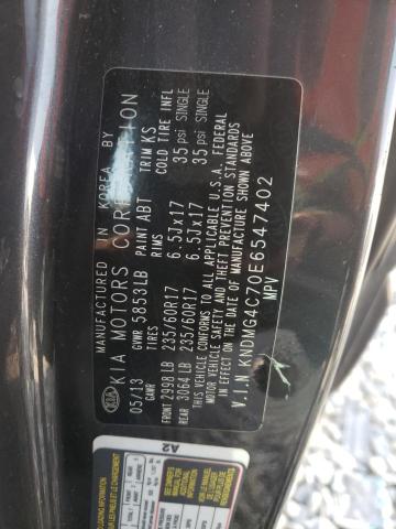 Photo 10 from auction – 2014 KIA SEDONA LX with VIN KNDMG4C70E6547402