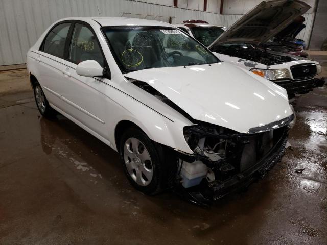 KIA SPECTRA EX 2008 with VIN KNAFE122X85531105 - Photo from auction