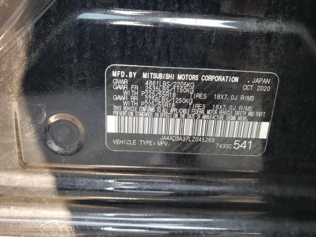 Photo 10 from auction – 2020 MITSUBISHI OUTLANDER with VIN JA4AD3A37LZ045269