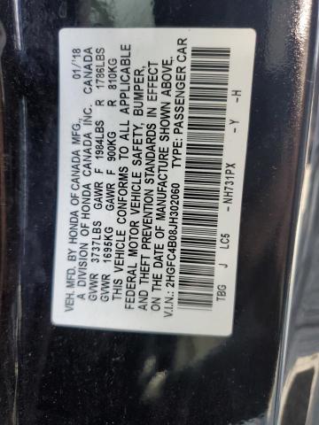Photo 10 from auction – 2018 HONDA CIVIC LX with VIN 2HGFC4B08JH302060
