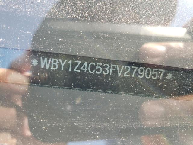 Photo 10 from auction – 2015 BMW I3 REX with VIN WBY1Z4C53FV279057