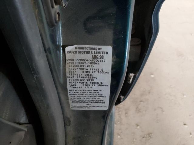Photo 10 from auction – 1999 HONDA PASSPORT E with VIN 4S6CM58W6X4400268