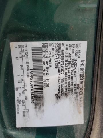 Photo 10 from auction – 2000 FORD TAURUS SES with VIN 1FAFP55U9YG243670