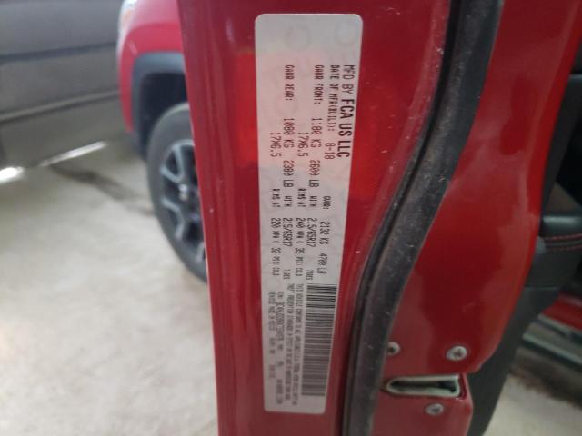 Photo 10 from auction – 2019 JEEP COMPASS TR with VIN 3C4NJDDB6KT594976