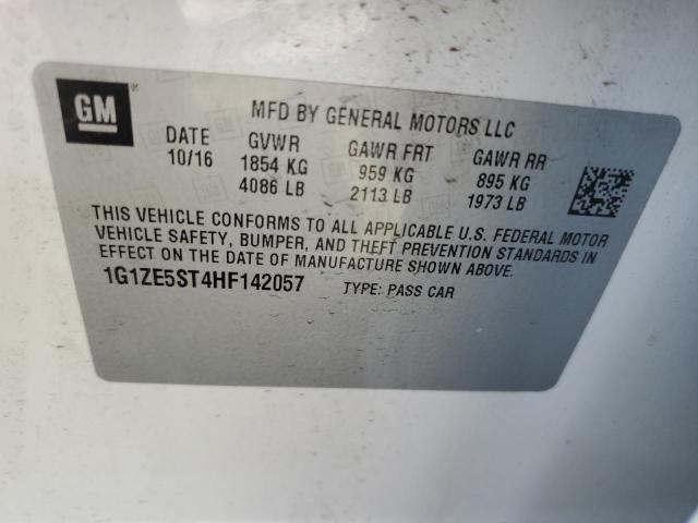 Photo 10 from auction – 2017 CHEVROLET MALIBU LT with VIN 1G1ZE5ST4HF142057
