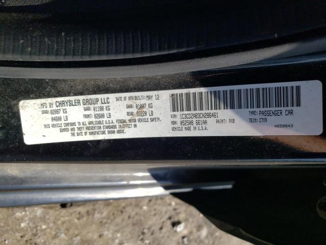 Photo 10 from auction – 2012 DODGE AVENGER SE with VIN 1C3CDZAB3CN286461