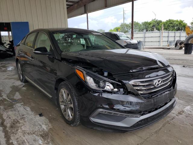 HYUNDAI SONATA SPO 2017 with VIN 5NPE34AF7HH476946 - Photo from auction