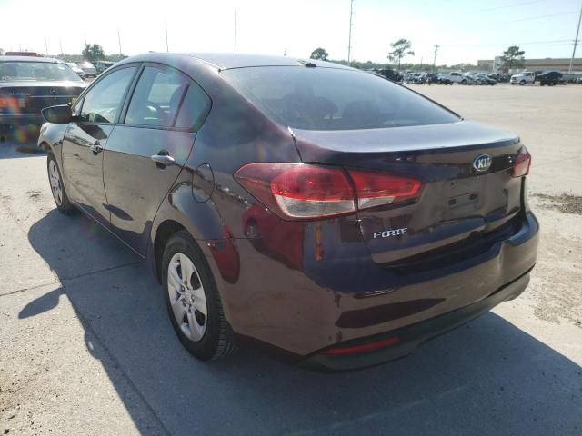 Photo 3 from auction – 2017 KIA FORTE LX with VIN 3KPFK4A79HE142485