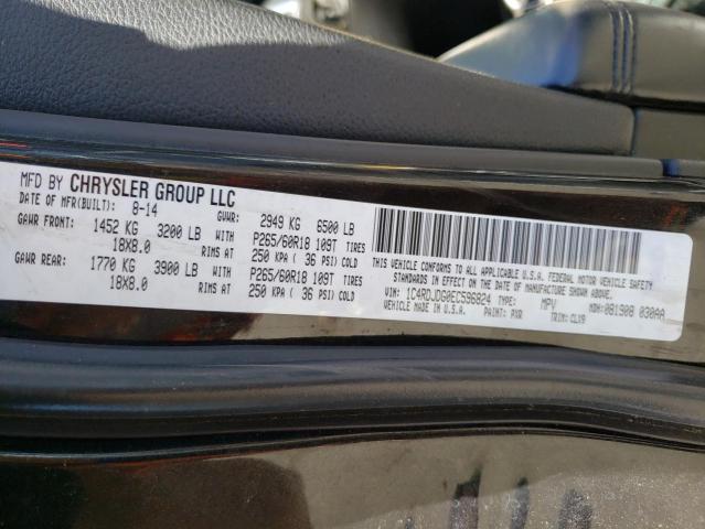 Photo 10 from auction – 2014 DODGE DURANGO LI with VIN 1C4RDJDG0EC596824