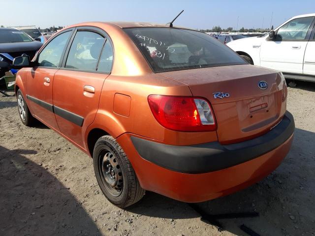 Photo 3 from auction – 2008 KIA RIO BASE with VIN KNADE123486393426