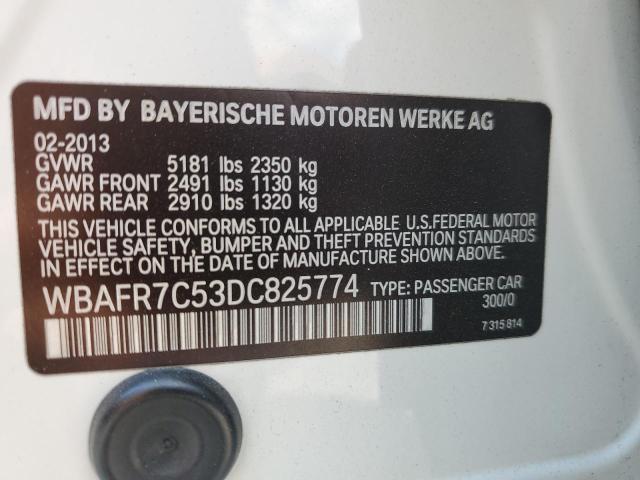 Photo 10 from auction – 2013 BMW 535 I with VIN WBAFR7C53DC825774