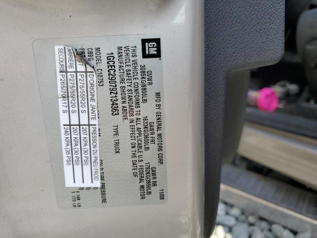 Photo 10 from auction – 2009 CHEVROLET SILVERADO with VIN 1GCEC29079Z134363