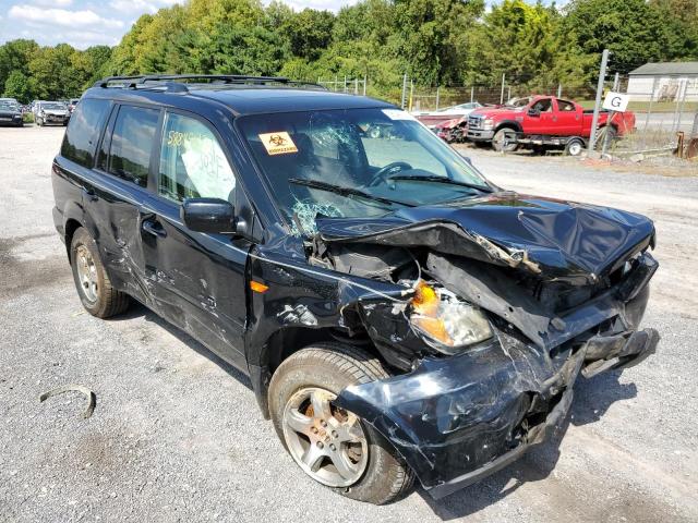 HONDA PILOT EX 2006 with VIN 2HKYF186X6H563391 - Photo from auction