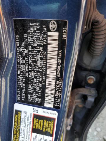 Photo 10 from auction – 2015 TOYOTA CAMRY LE with VIN 4T4BF1FKXFR488107