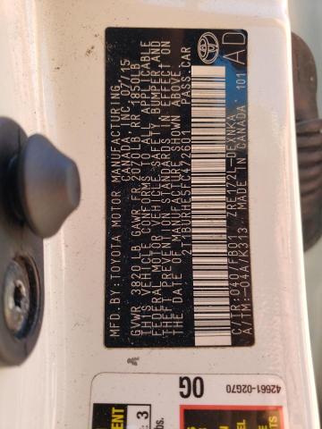 Photo 10 from auction – 2015 TOYOTA COROLLA L with VIN 2T1BURHE5FC472601