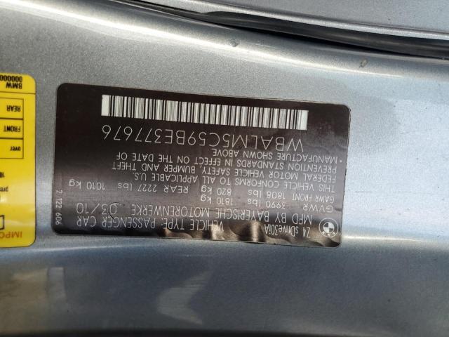 Photo 10 from auction – 2011 BMW Z4 SDRIVE3 with VIN WBALM5C59BE377676