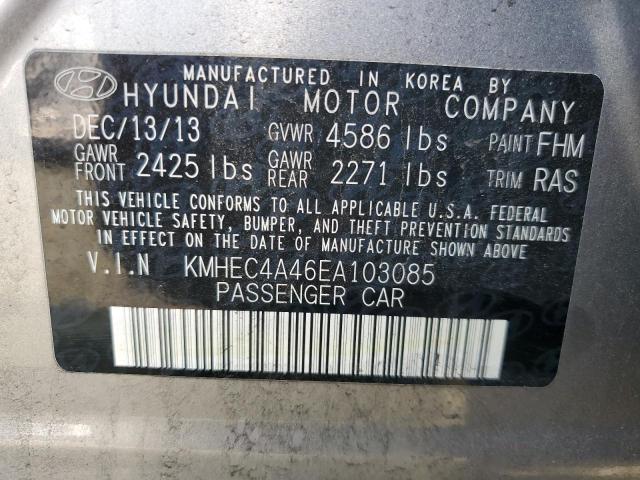 Photo 10 from auction – 2014 HYUNDAI SONATA HYB with VIN KMHEC4A46EA103085