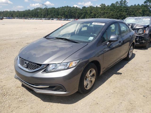 Photo 2 from auction – 2013 HONDA CIVIC LX with VIN 2HGFB2F56DH565469