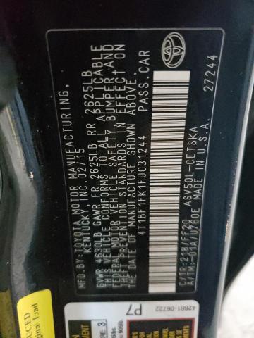 Photo 10 from auction – 2015 TOYOTA CAMRY LE with VIN 4T1BF1FK1FU031244