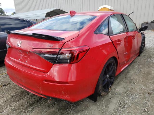 Photo 4 from auction – 2022 HONDA CIVIC SI with VIN 2HGFE1E51NH472525