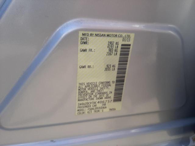 Photo 10 from auction – 2013 NISSAN LEAF S with VIN 1N4AZ0CP7DC406757