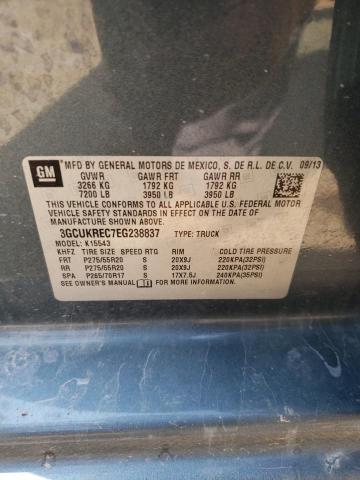Photo 10 from auction – 2014 CHEVROLET SILVERADO with VIN 3GCUKREC7EG238837