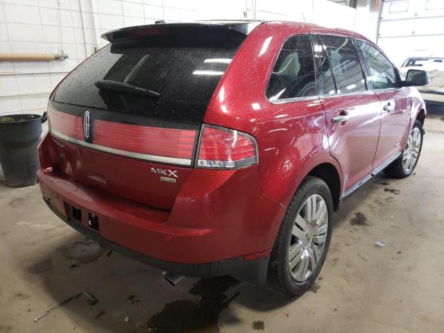 Photo 4 from auction – 2009 LINCOLN MKX with VIN 2LMDU88C99BJ05246