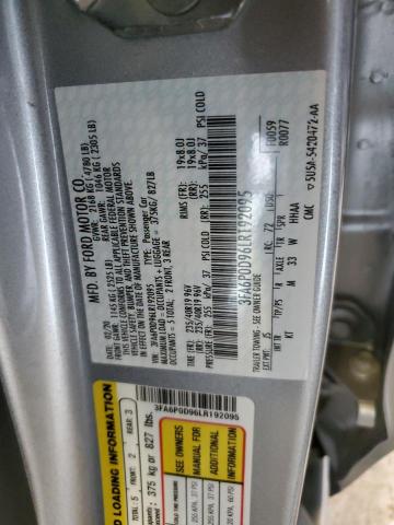 Photo 10 from auction – 2020 FORD FUSION TIT with VIN 3FA6P0D96LR192095