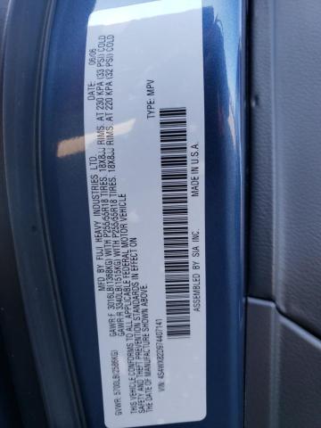 Photo 10 from auction – 2007 SUBARU B9 TRIBECA with VIN 4S4WX82D974407141