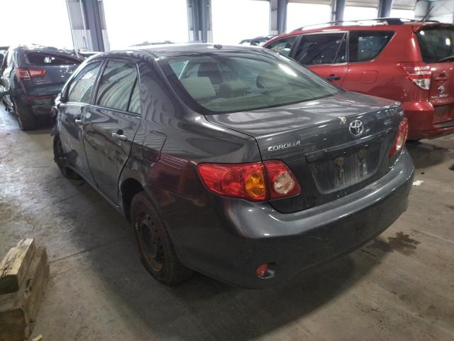 Photo 3 from auction – 2009 TOYOTA COROLLA BA with VIN JTDBL40E299062740