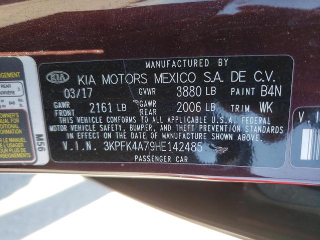 Photo 10 from auction – 2017 KIA FORTE LX with VIN 3KPFK4A79HE142485