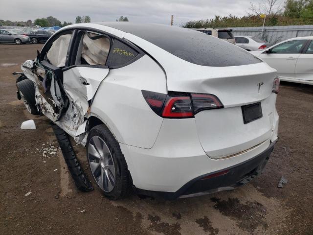 Photo 3 from auction – 2021 TESLA MODEL Y with VIN 5YJYGDEE4MF067315