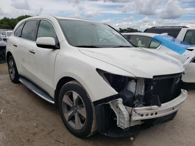 ACURA MDX 2016 with VIN 5FRYD4H23GB058229 - Photo from auction