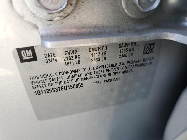 Photo 10 from auction – 2014 CHEVROLET IMPALA LT with VIN 1G1125S37EU156855