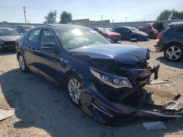 KIA OPTIMA EX 2016 with VIN 5XXGU4L36GG072474 - Photo from auction