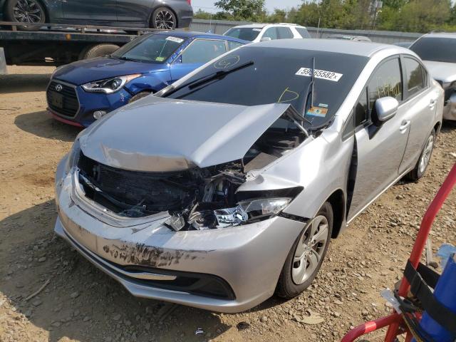 Photo 2 from auction – 2015 HONDA CIVIC LX with VIN 19XFB2F56FE079709