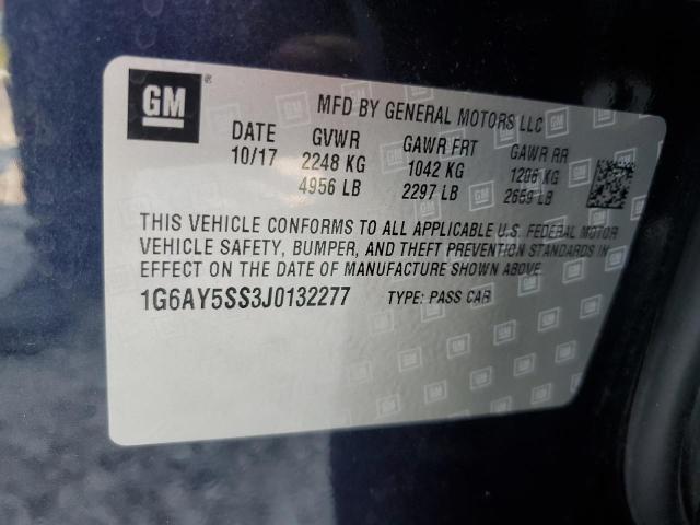 Photo 10 from auction – 2018 CADILLAC CTS PREMIU with VIN 1G6AY5SS3J0132277