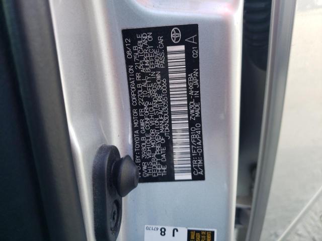 Photo 10 from auction – 2012 TOYOTA PRIUS with VIN JTDKN3DU3C5510066