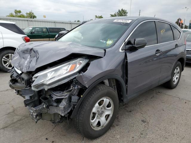 Photo 2 from auction – 2016 HONDA CR-V LX with VIN 5J6RM4H38GL126854