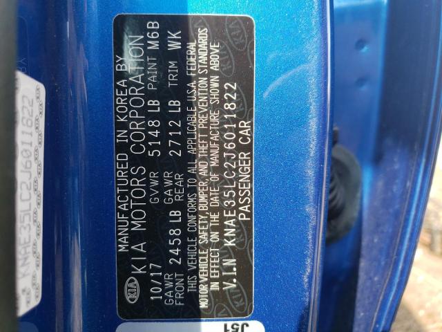 Photo 10 from auction – 2018 KIA STINGER GT with VIN KNAE35LC2J6011822