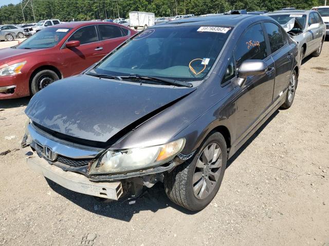 Photo 2 from auction – 2009 HONDA CIVIC EX with VIN 19XFA16899E029513