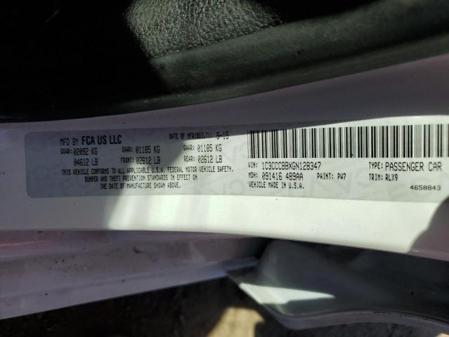 Photo 10 from auction – 2016 CHRYSLER 200 S with VIN 1C3CCCBBXGN128347