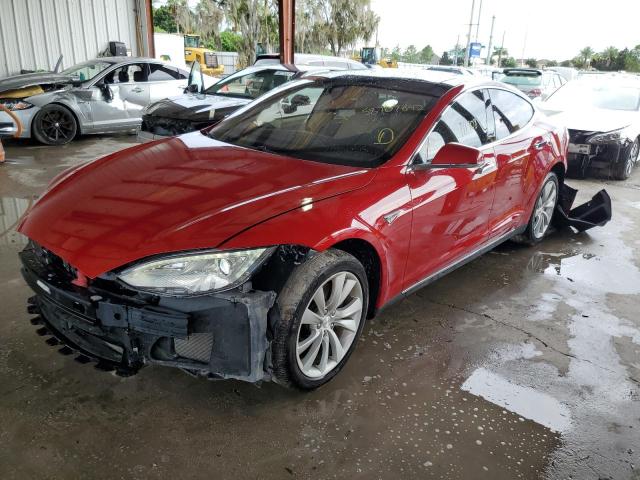 Photo 2 from auction – 2015 TESLA MODEL S 85 with VIN 5YJSA1H1XFFP69074