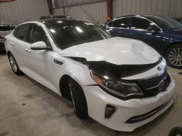 KIA OPTIMA EX 2018 with VIN 5XXGU4L32JG225519 - Photo from auction
