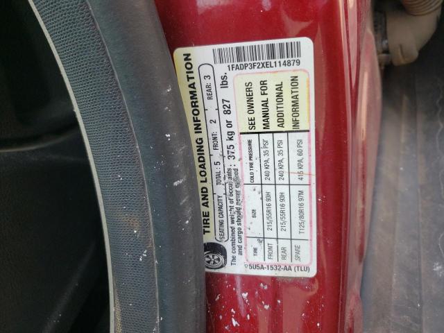 Photo 10 from auction – 2014 FORD FOCUS SE with VIN 1FADP3F2XEL114879