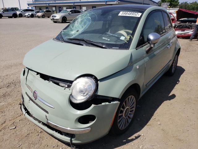 Photo 2 from auction – 2012 FIAT 500 LOUNGE with VIN 3C3CFFCR8CT303953