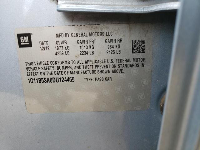 Photo 10 from auction – 2013 CHEVROLET MALIBU LS with VIN 1G11B5SA0DU124469