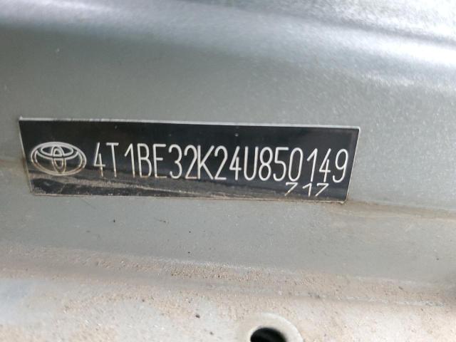 Photo 10 from auction – 2004 TOYOTA CAMRY LE with VIN 4T1BE32K24U850149
