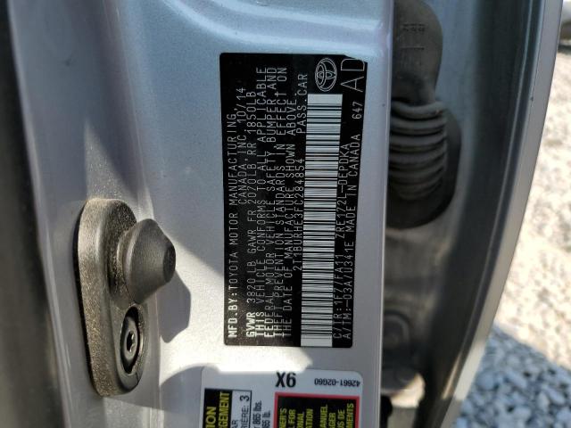 Photo 10 from auction – 2015 TOYOTA COROLLA L with VIN 2T1BURHE3FC284854